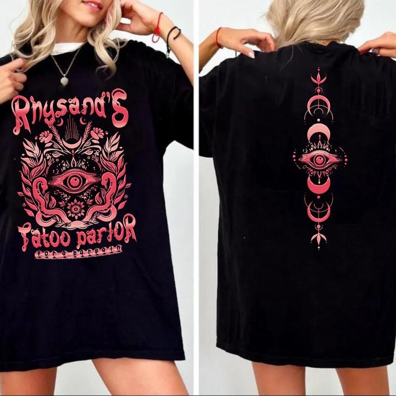 Rhysand's Tattoo Parlor Shirt, Rhysand Shirt, Acotar Velaris Shirt Feyre And Rhysand, Book Lover, Bookish Unisex Sweater...
