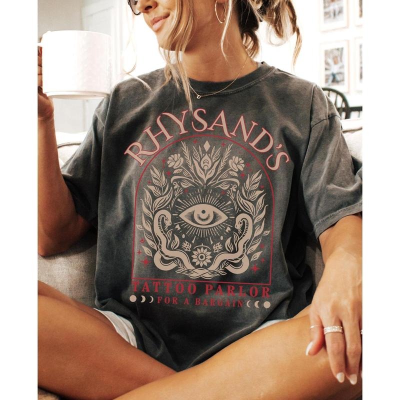 Rhysand's Tattoo Parlor, ACOTAR T-Shirt Hoodie, Sweatshirt | HypeDripTees.com