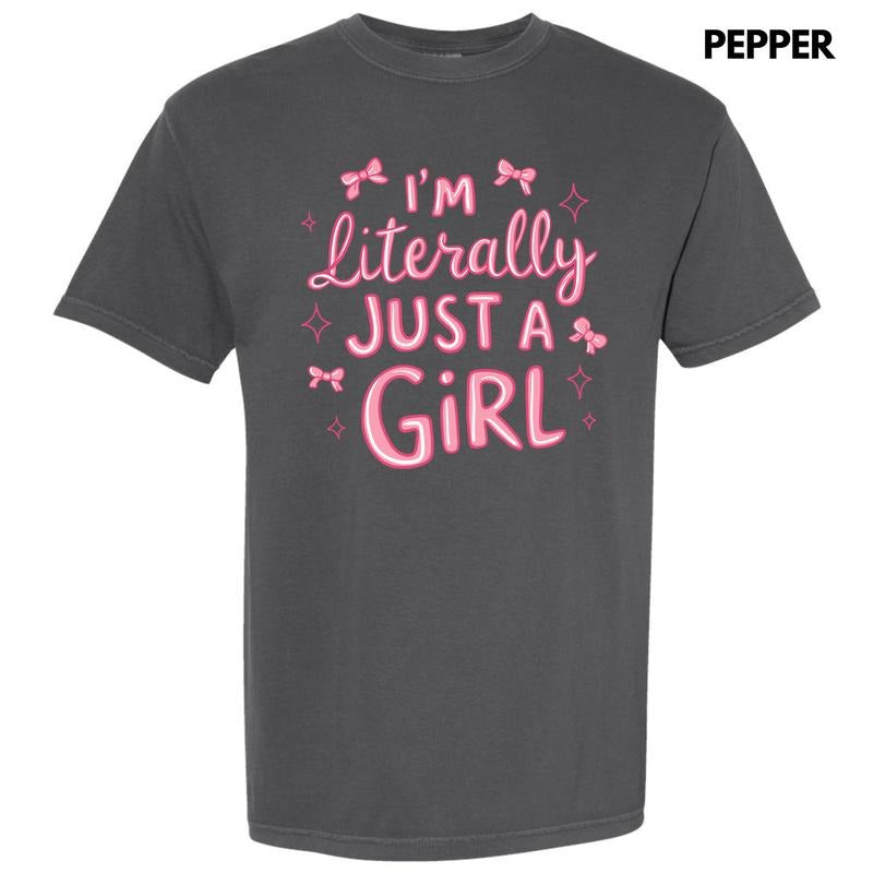 Ribbon Just A Girl Comfort Colors T-Shirt 'NLB' Hoodie, Sweatshirt | HypeDripTees.com