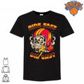 Ride Fast Die Last Retro Motorcycle Biker Skull Pink Lightning Helmet Graphic Shirt