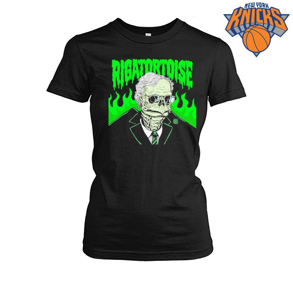 Rigatortoise Political Satire Mitch McConnell Turtle Zombie Horror Style Shirt