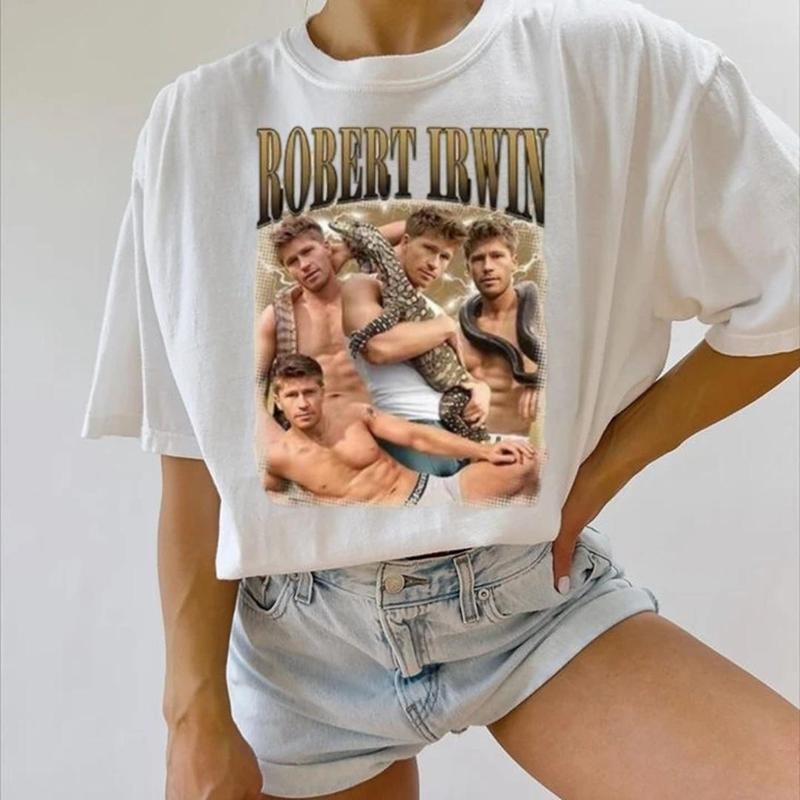 Robert Irwin Shirt, Wildlife Conservation Tee, Robert Irwin Fan, Crocodile Hunter Crewneck, Nature Enthusiast Sweater Zoo...