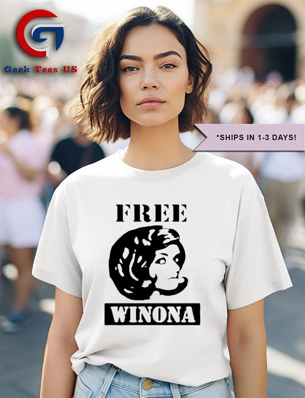 Robert Rich Free Winona Ryder shirt