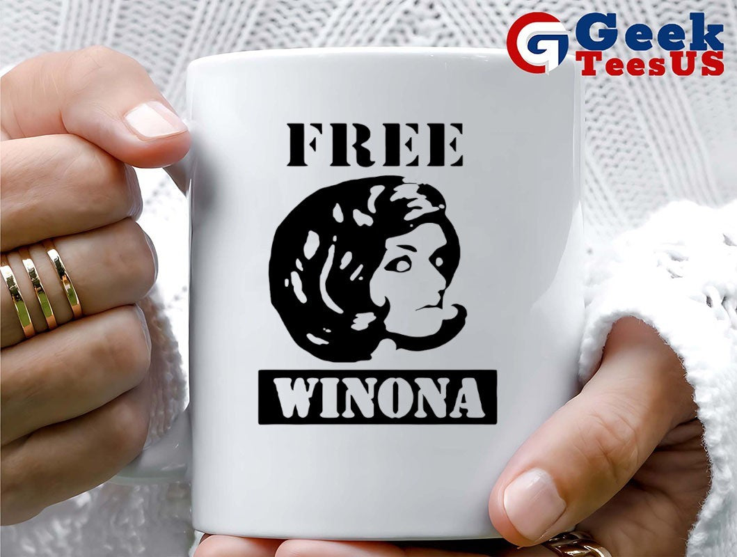 Robert Rich Free Winona Ryder shirt
