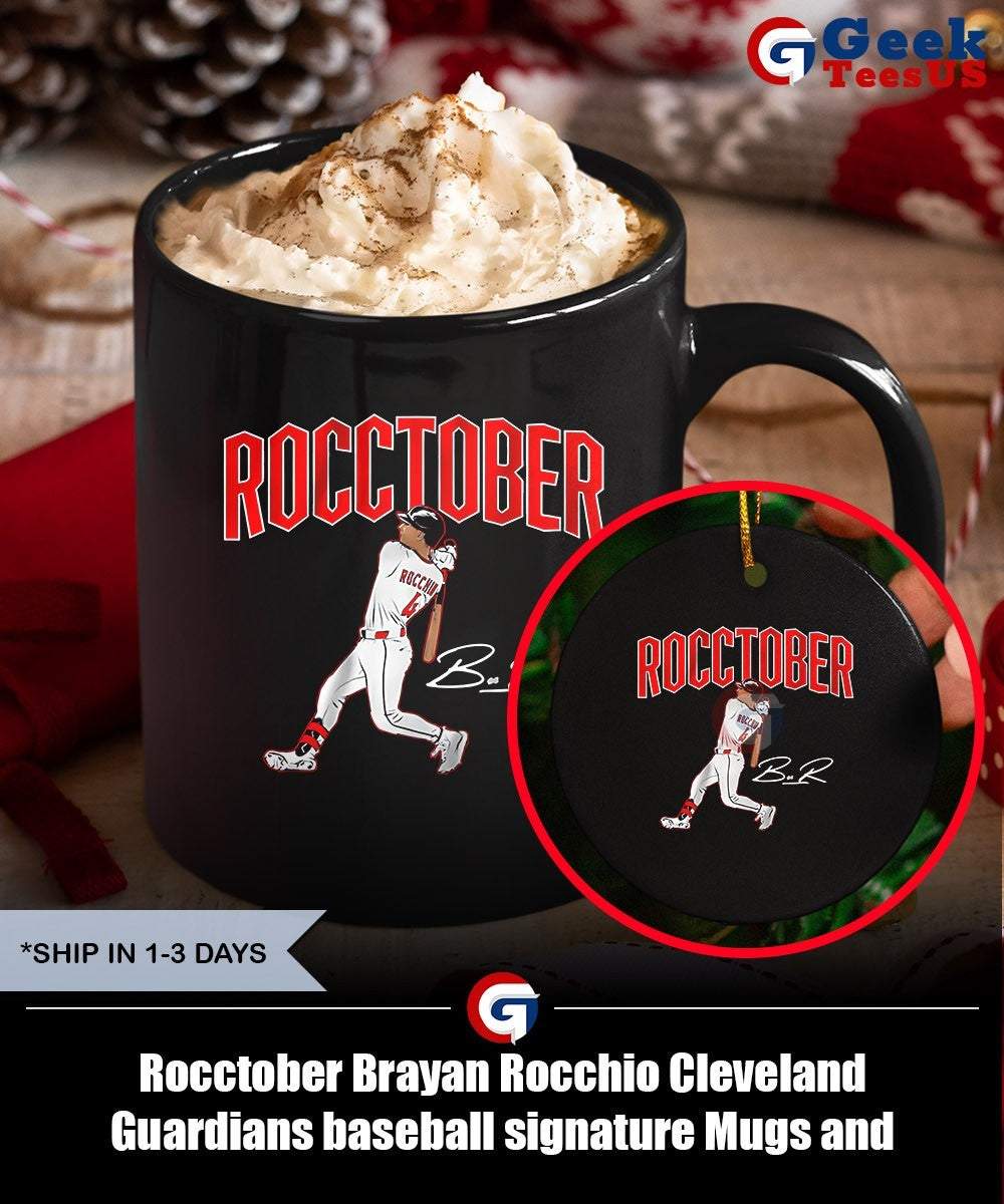 Rocctober Brayan Rocchio Cleveland Guardians baseball signature shirt