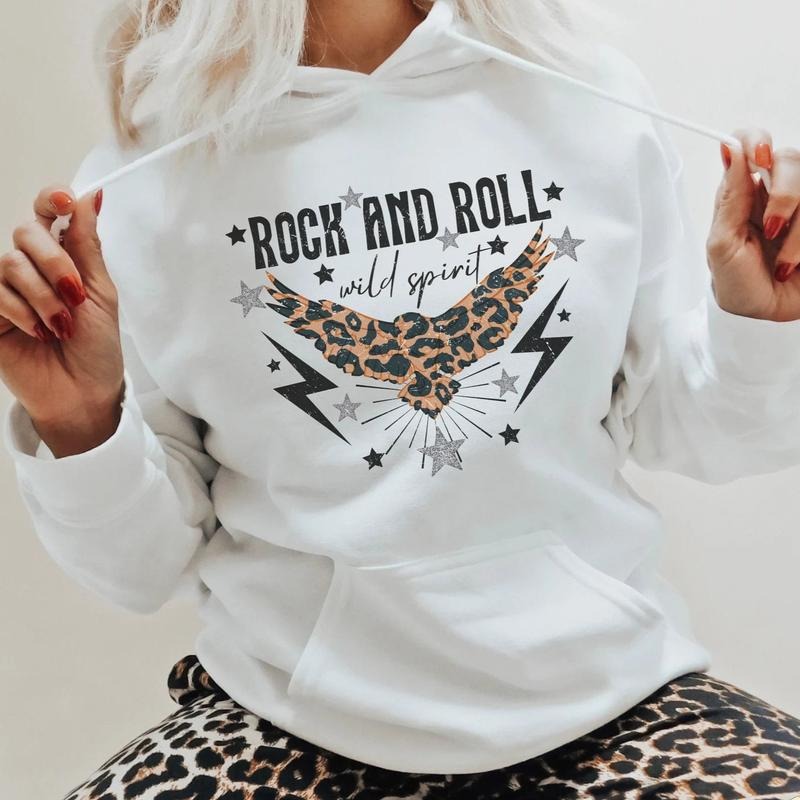 Rock And Roll DTF Transfers - THIS IS NOT A SHIRT Hoodie, Sweatshirt | HypeDripTees.com