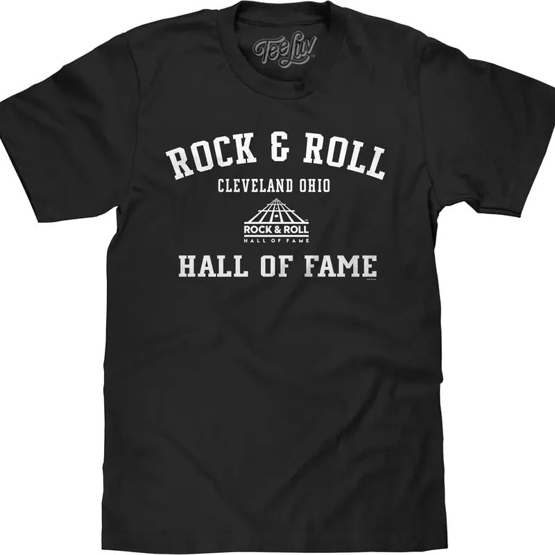 Rock and Roll Hall of Fame T-Shirt - Black Hoodie, Sweatshirt | HypeDripTees.com
