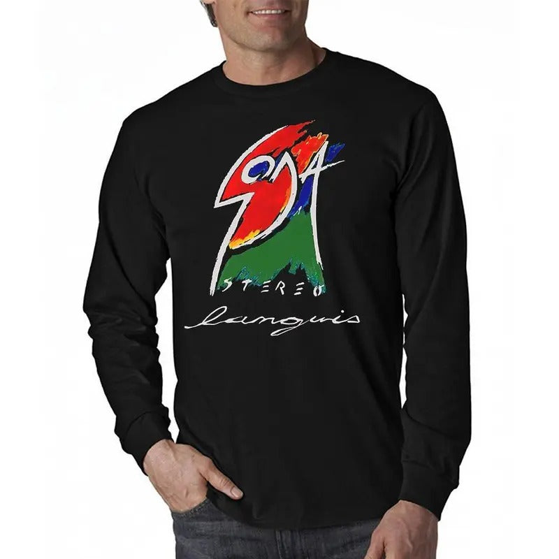 Rock en español: S Stereo Languis Long Sleeve T-Shirt Playera Hoodie, Sweatshirt | HypeDripTees.com
