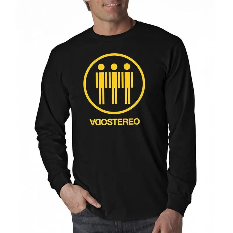 Rock en español: S Stereo Me Veras Volver Long Sleeve T-Shirt Playera Casual Classic Hoodie, Sweatshirt | HypeDripTees.com