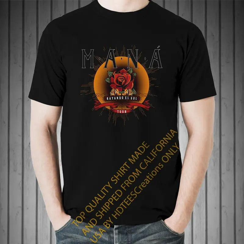 Rock en español MANA 2019 Men's T-Shirt Playera Casual Classic Hoodie, Sweatshirt | HypeDripTees.com
