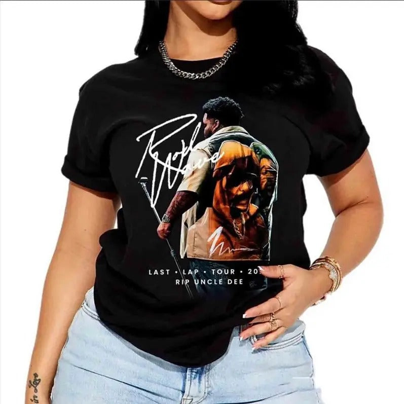 Rod Wave Last Lap Shirt Gift For Fan Hip Hop Graphic Tee All Size Cotton Shortsleeve, Gift for Women and Men Clothing Top...