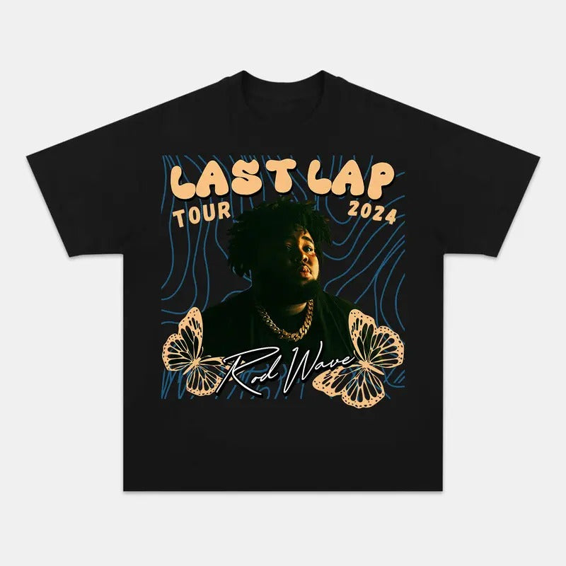 Rod Wave Last Last Lap 2024 Tour Graphic Tee, Unisex Shirt Hoodie, Sweatshirt | HypeDripTees.com