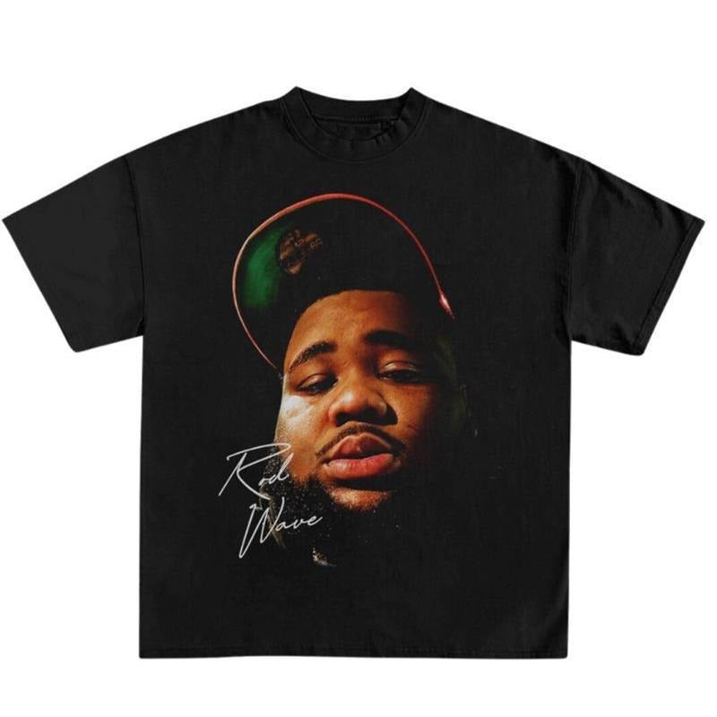 Rod Wave Shirt Rapper Hip Hop Signature Big Face Graphic Streetwear Fashion Hoodie, Sweatshirt | HypeDripTees.com