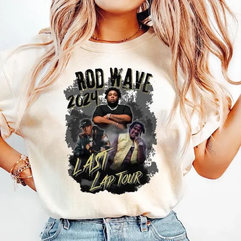 Rod Wave, Rod Wave Shirt Design, Moneybagg Yo, Last Lap Tour, Concert Shirt Design, Rod Wave Graphic Tee Downloadable...