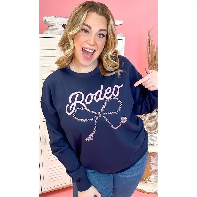 Rodeo Rope Bow Sweatshirt T-Shirts, Hoodie | HypeDripTees.com