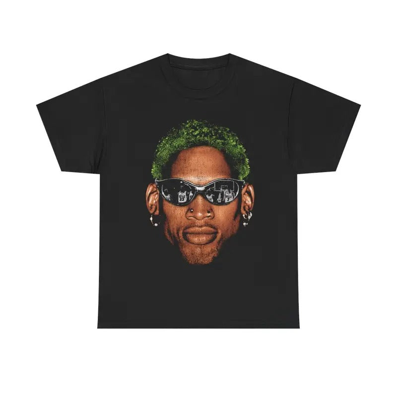 Rodman Inspired Graphic Tee Menswear Streetwear Basketball Vintage Hard 90s Graphic Tshirt men gifts Hoodie, Sweatshirt