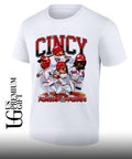 Rollin’ on the River Cincinnati Reds Baseball caricature shirt