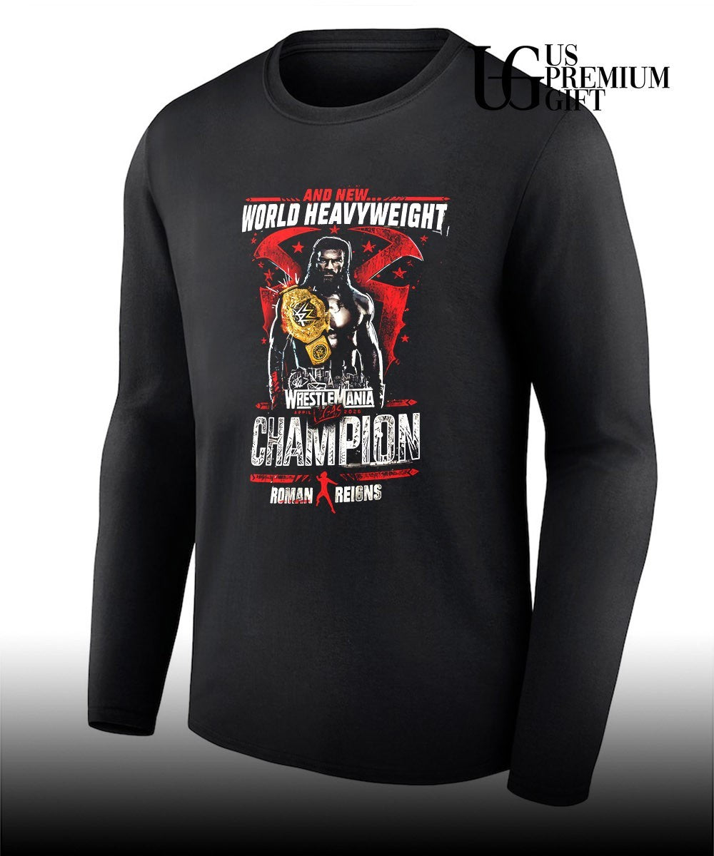 Roman Reigns World Heavyweight Championship WrestleMania 42 shirt