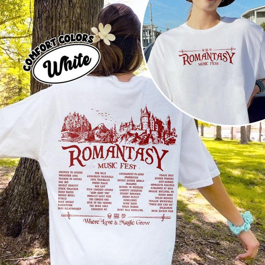 Romantasy Music Fest Shirt, Fantasy Romance Reader Merch, Morally Grey Book Club Shirt, Smut Gift, Dark Romance Reader
