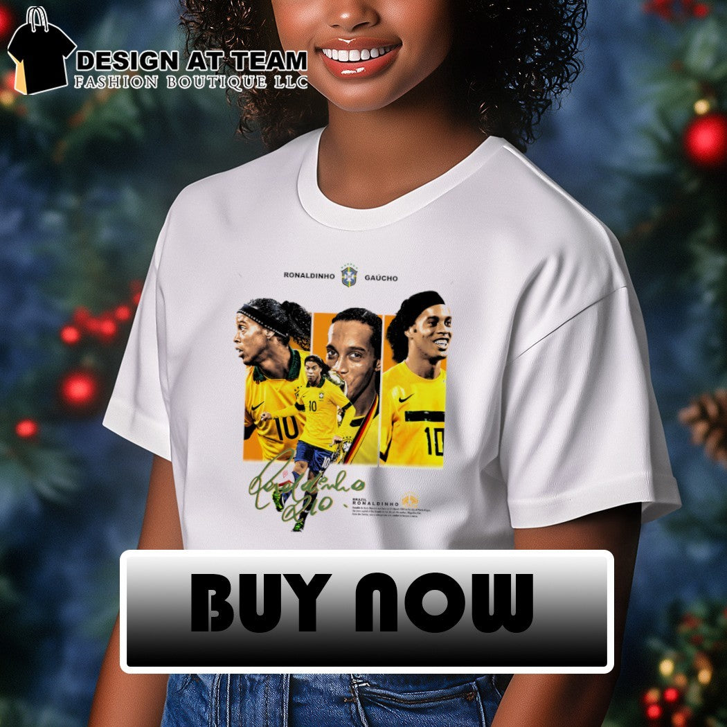 Ronaldinho Gaucho Brazil Soccer player World Cup 2026 signature shirt