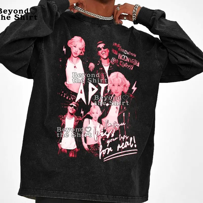 Ros3 Apt Burn0 Mars Korean Kpop Apartment Rose Solo Song Sweatshirt, Tshirt, Hoodie | HypeDripTees.com