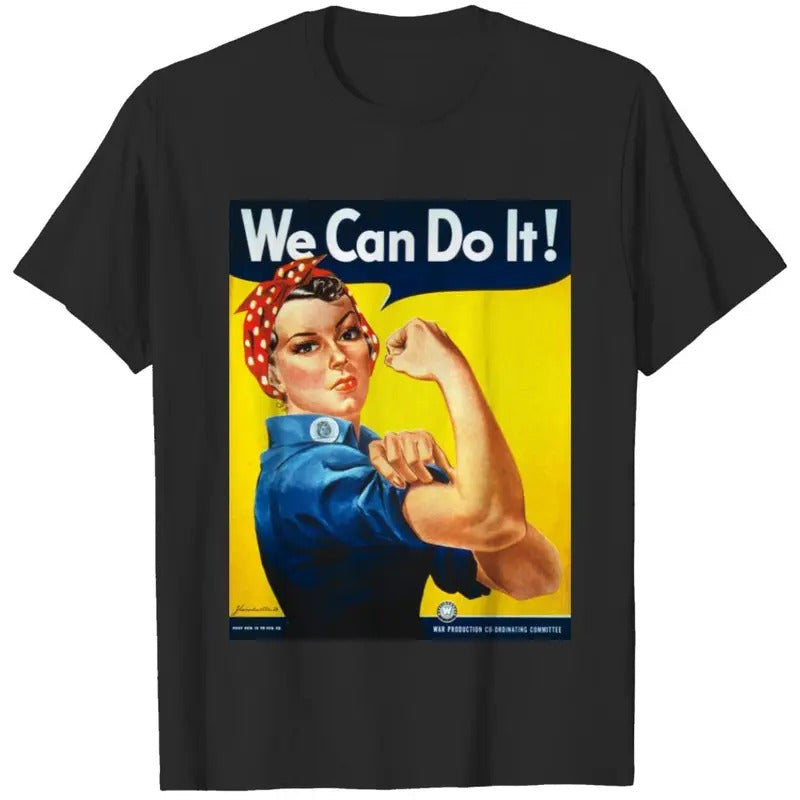 Rosie the Riveter Iconic Poster Women's Liberation  T-shirt, sweater and Hoodie Sweatshirt | HypeDripTees.com