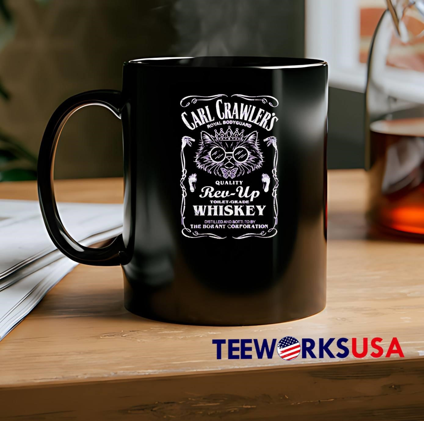 Royal Bodyguard Carl Crawlers Quality Rev-Up Toilet-Grade Whiskey Borant Corp Shirt