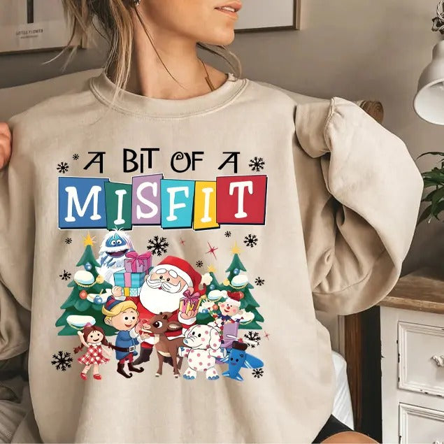 Rudolph The Red Nosed Reindeer Christmas Sweatshirt, Rudolph Xmas Sweatshirt, Rudolph Christmas Shirt, Vintage Christmas...