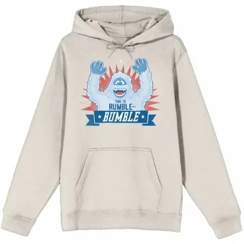 Rudolph the Red-Nosed Reindeer Time To Rumble With Bumble Graphic Hoodie, Retro Rudolph And Clarice Sweatshirt, Rudolph...