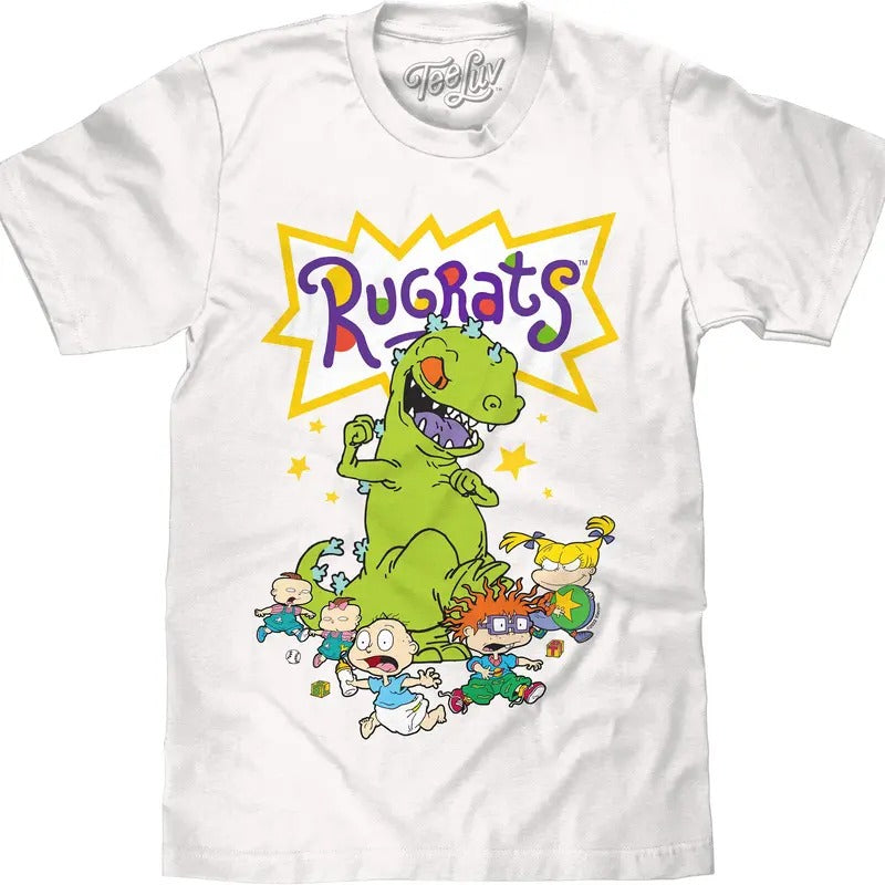 Rugrats Reptar T-Shirt - White Hoodie, Sweatshirt | HypeDripTees.com