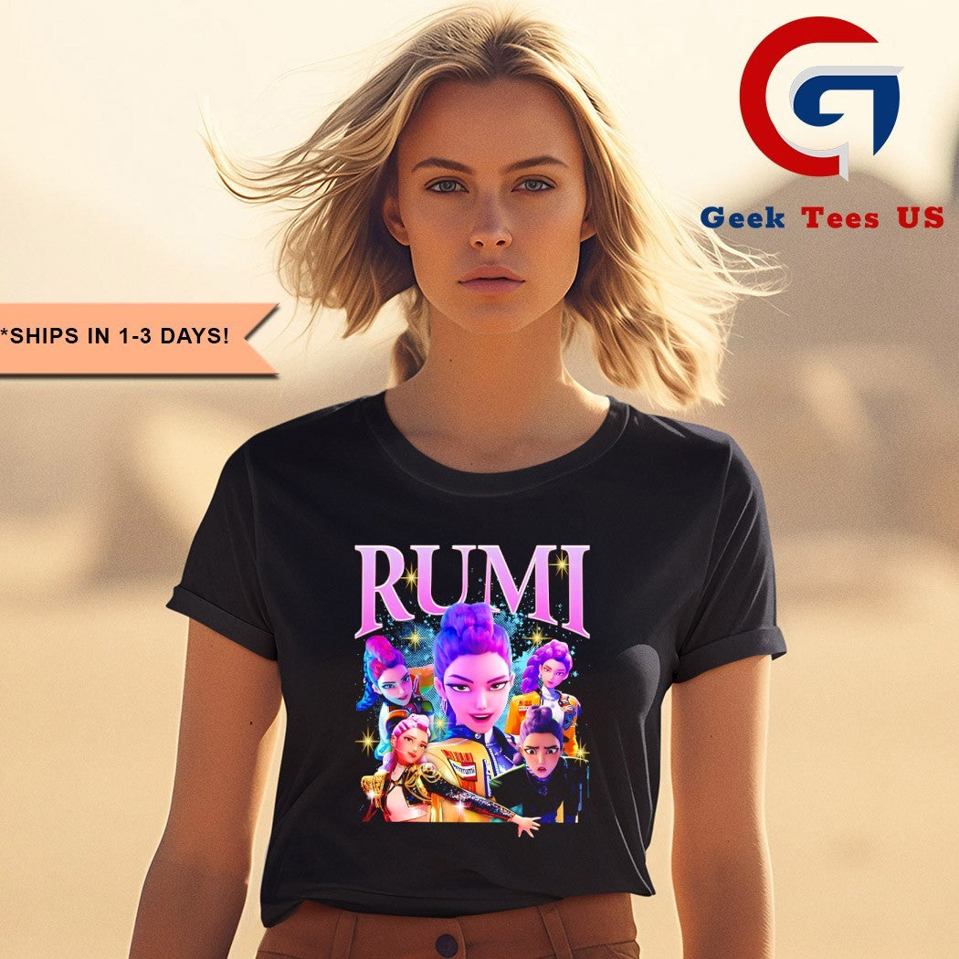 Rumi K-pop Demon Hunters 90s vintage shirt