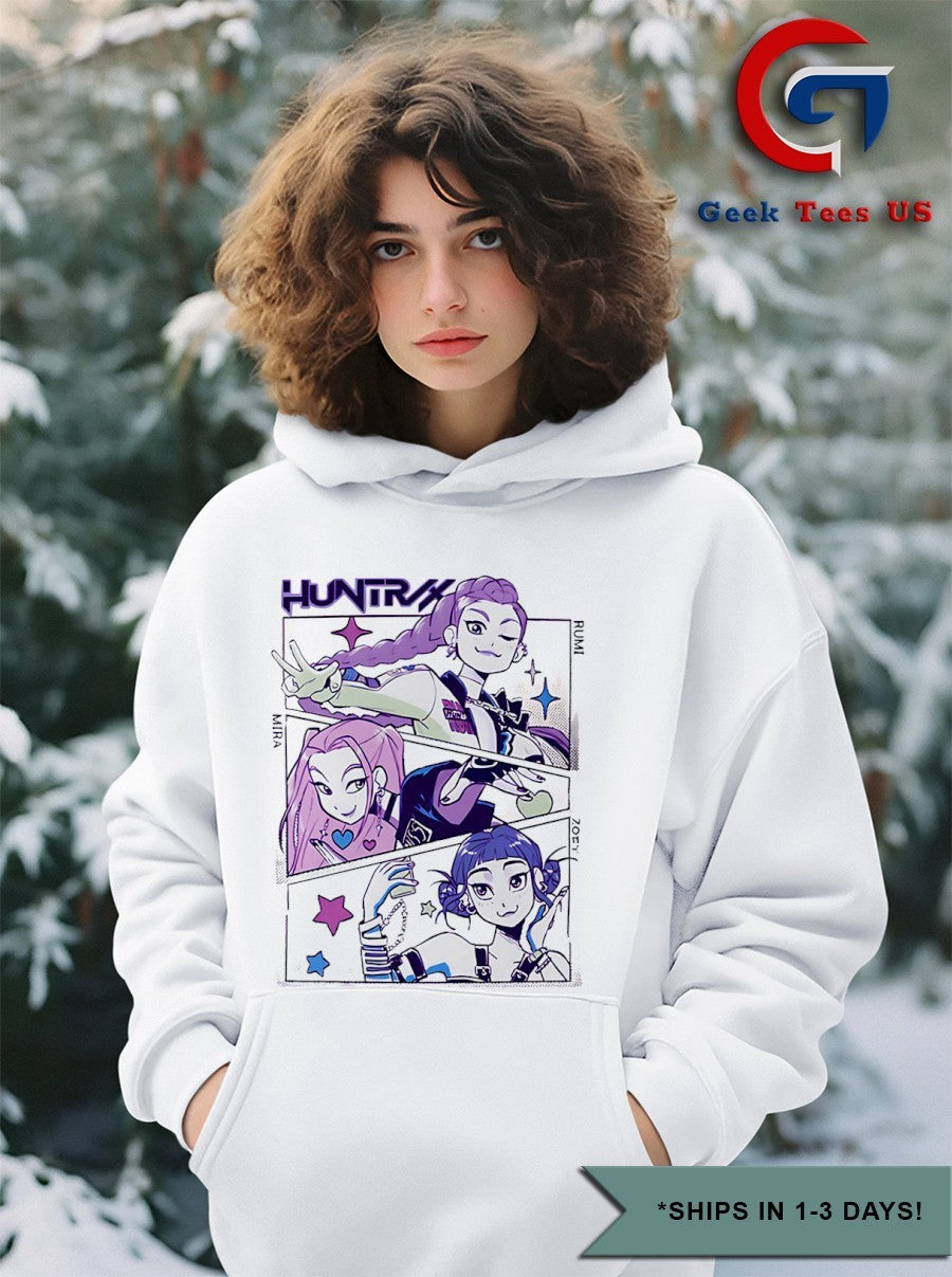 Rumi Zoey and Mira Huntrix K-POP Demon Hunters shirt