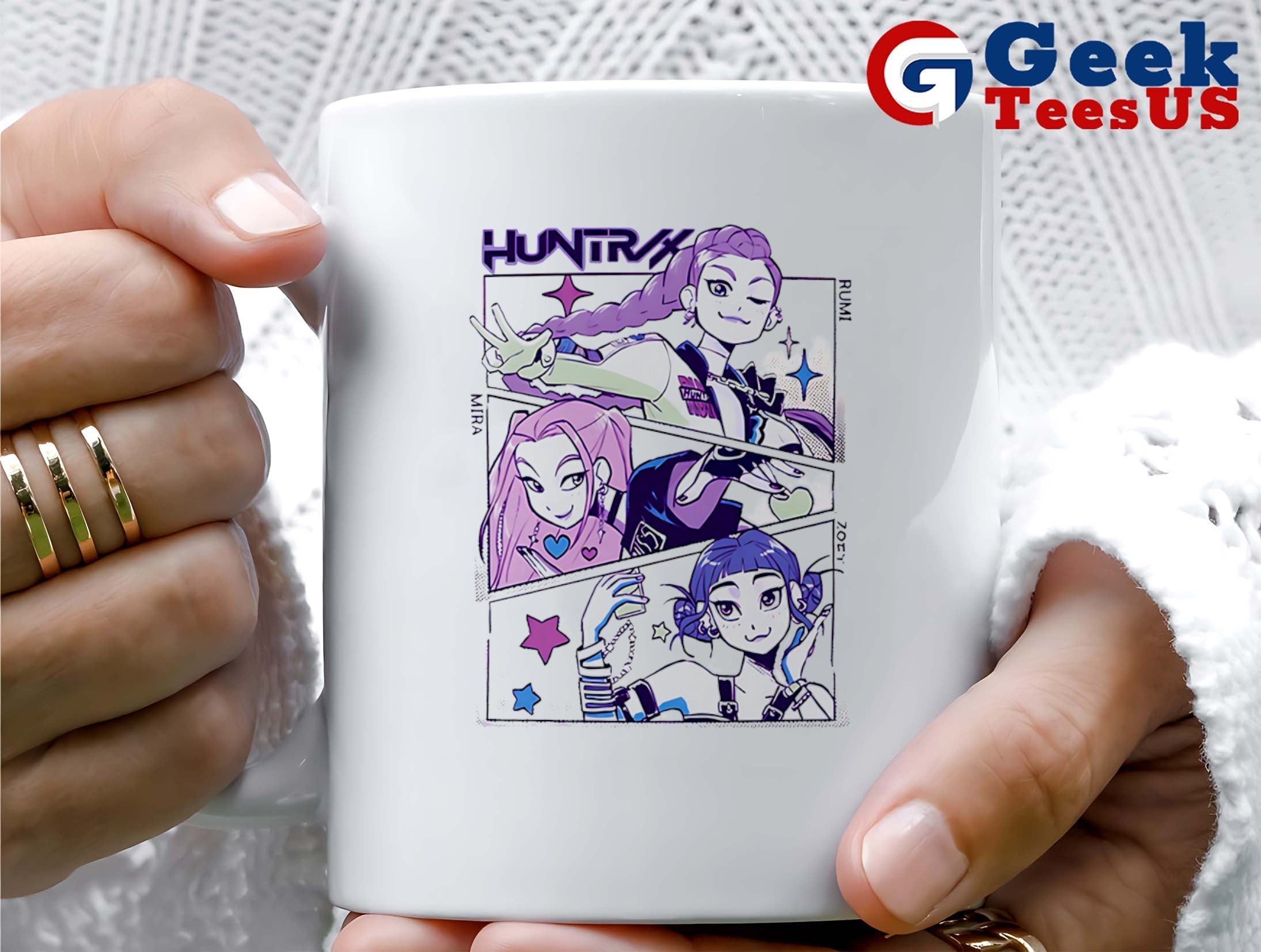 Rumi Zoey and Mira Huntrix K-POP Demon Hunters shirt