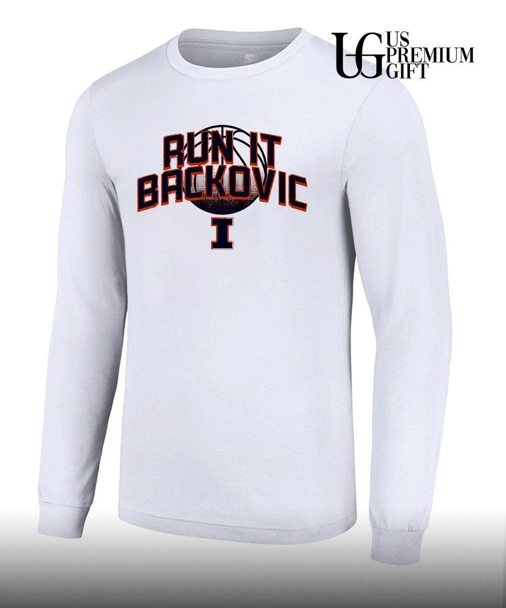 Run It Backovic Illinois Fighting Illini men’s basketball logo shirt