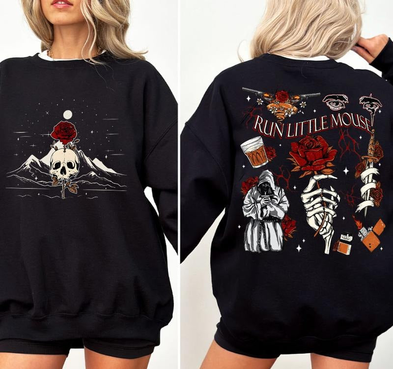 Run Little Mouse Shirt, Haunting Adeline Sweatshirt, Book Lover Shirt, Dark Romance Book Merch, Smut Reader, Book Lover...