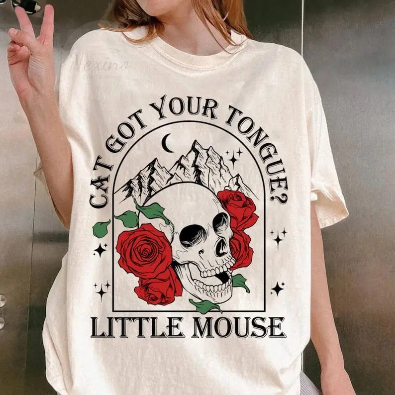 Run Little Mouse Shirt, Zade Meadows Haunting Adeline Hunting Adeline Shirt, Dark Romance, Bookish Merch, Book Lover, Cat...