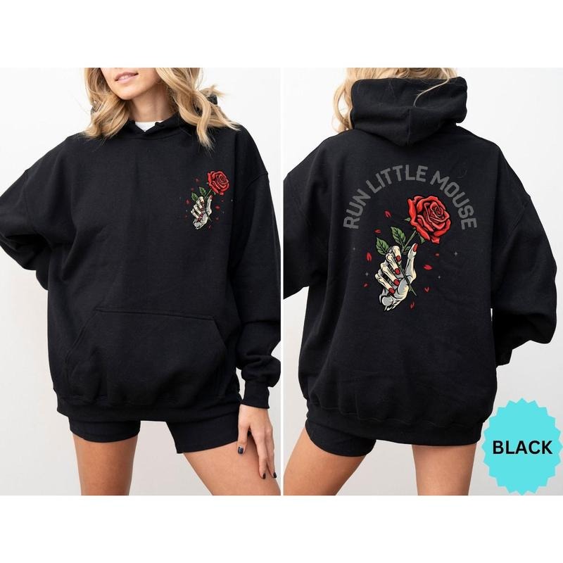Run Little Mouse Sweatshirt, Haunting Adeline sweater, Dark Romance Merch, Smut Reader Tee, Women's Book Lover Gift Hoodie