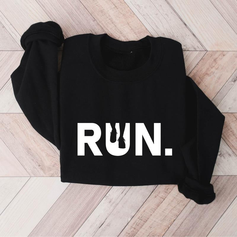 Run Sweatshirt, Matching Runner Group Sweater, Unisex Running Lover Gift Sweatshirt, Unisex Marathon Hoodie, Sport Lover...