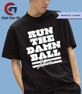 Run the Damn Ball Jonathan Taylor Indianapolis Colts football signature shirt
