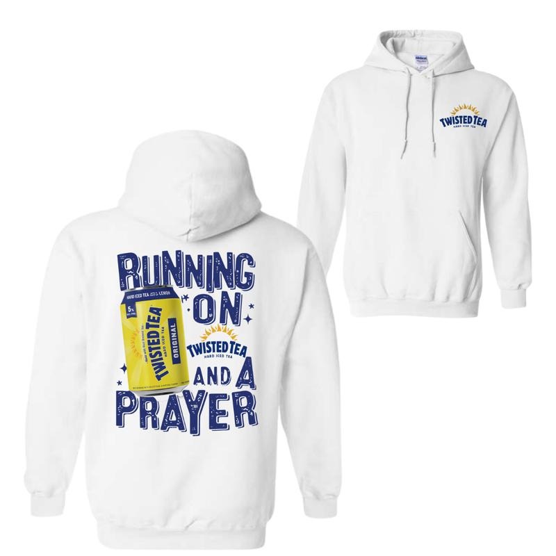 Running On Twisted And A Prayer 2 Sided T-Shirt Sweatshirt Hoodie, For Men And Women, Trendy Shirt | HypeDripTees.com