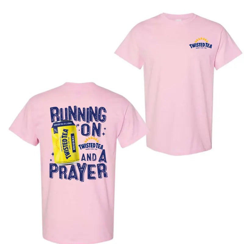 Running On Twisted And A Prayer 2 Sided T-Shirt, Twisted T-Shirt For Men And Women, Trendy Shirt Hoodie, Sweatshirt