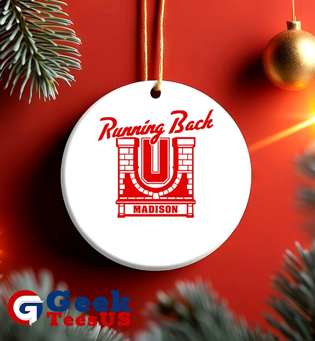 Running back U Madison Wisconsin Badgers football shirt