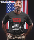 Rush Band Live Concert Performance Graphic T-Shirt