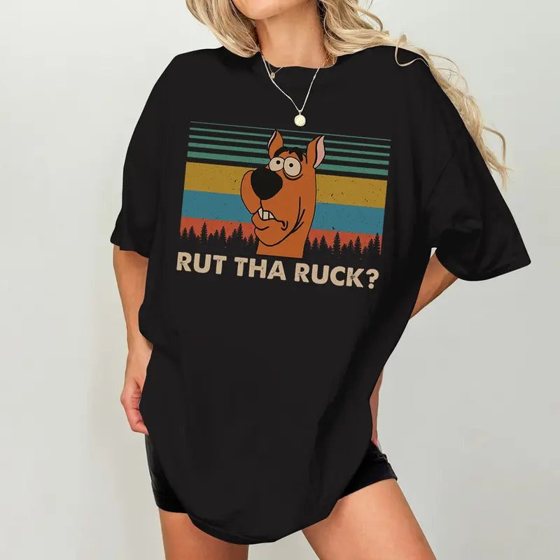 Rut Tha Ruck WTF Scooby Doo Lovers Movie Tee Vintage Shirt Cotton Top Hoodie, Sweatshirt | HypeDripTees.com