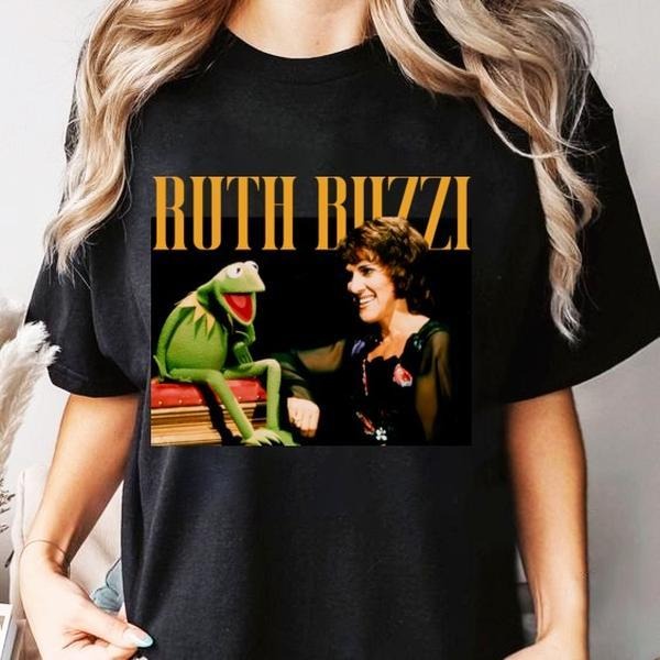 Ruth Buzzi Muppets Shirt, R.I.P Ruth Buzzi T-shirt, Ruth Buzzi Kermit Tee Shirt Hoodie, Sweatshirt | HypeDripTees.com
