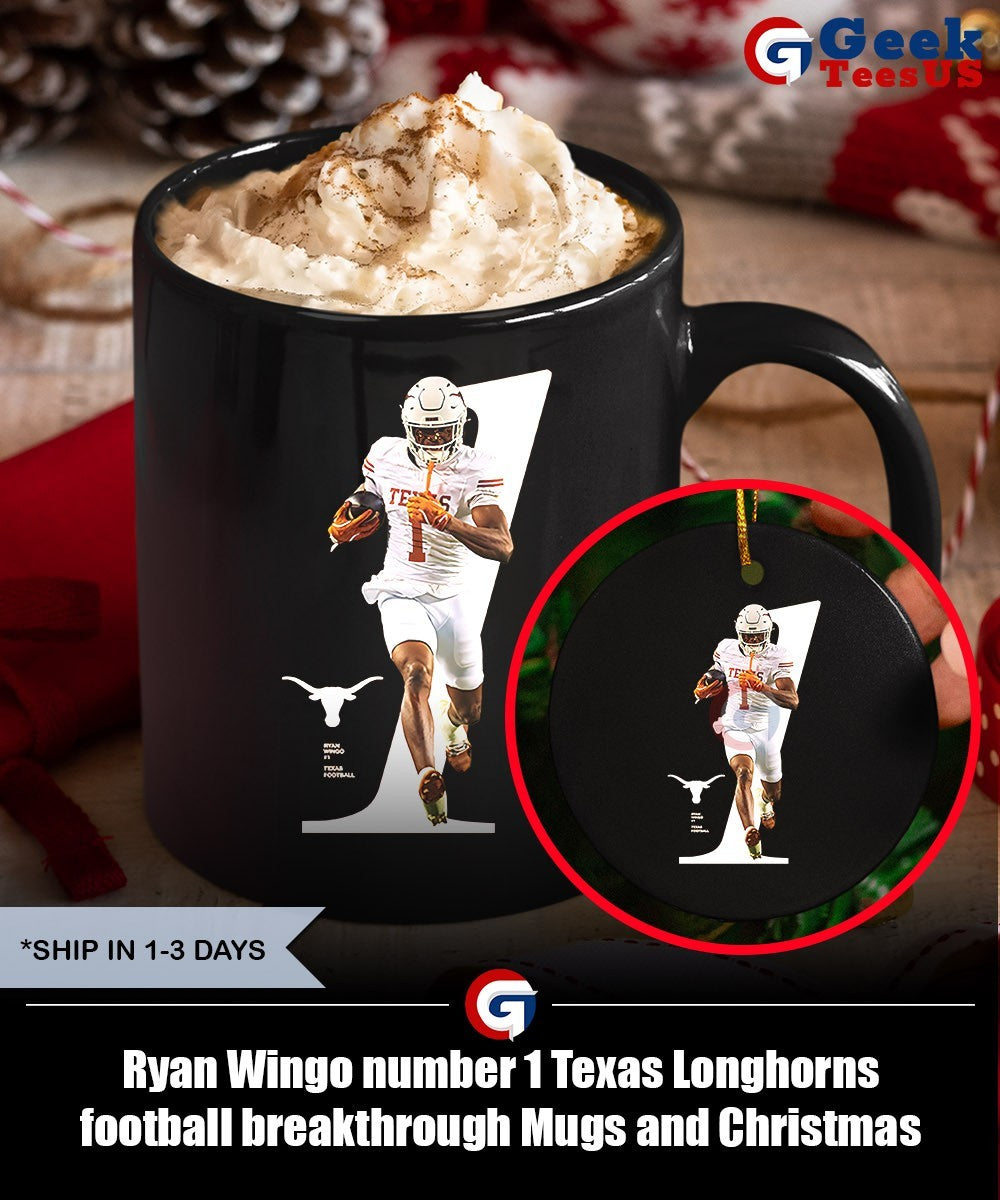 Ryan Wingo number 1 Texas Longhorns football breakthrough shirt