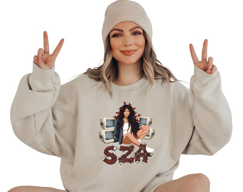 S.Z.A SOS shirt, S.Z.A Sweatshirt, Trendy shirt, Gift For Fans Hoodie | HypeDripTees.com