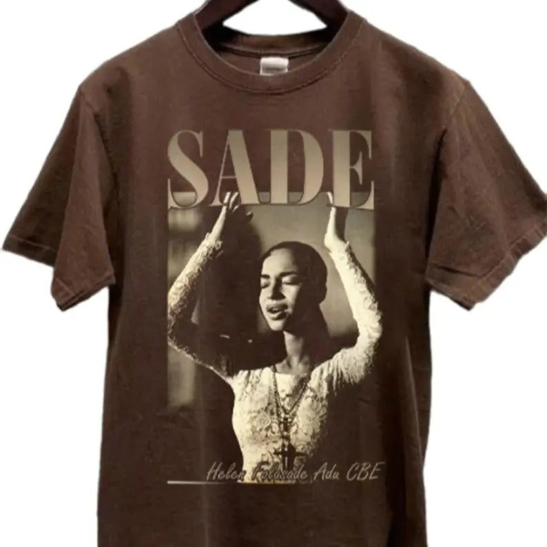 SADE ADU T-SHIRT - Graphic Sade Adu Tee, Classic Unisex Style Shirt, Gift for Sade fan Hoodie, Sweatshirt | HypeDripTees.com