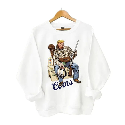 [SALE UP TO 45%] Trendy Trump Hunting Coors Banquet Beer T-shirt, Trump Make Father's Day Great Again Shirt, Gift for Dad & Mom