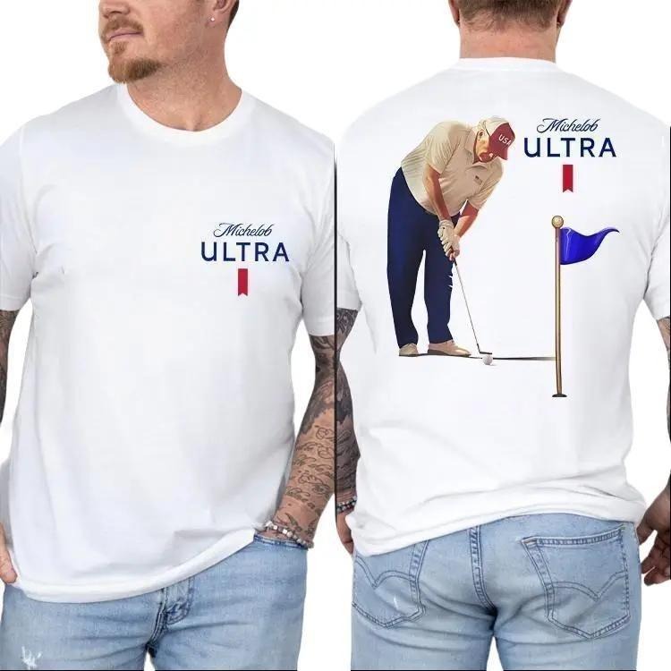 Trump Michel0b Ultra Golf Swing T-shirt, Michel0b Ultra Beer Lovers Unisex Cotton T-shirt, Gift for Dad, Mom Menswear Top...
